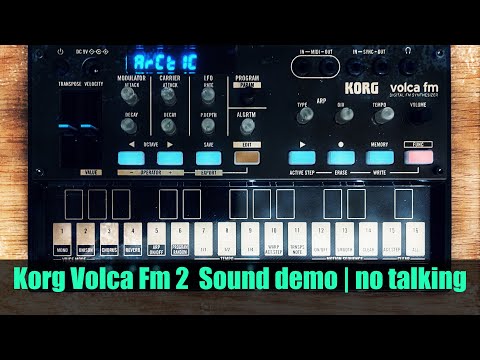 Korg volca FM 2 - Sound demo | no talking