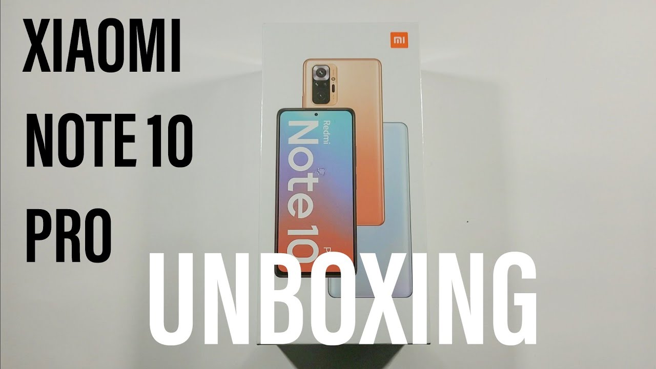 Xiaomi Redmi Note 10 Pro Unboxing and Quick Setup