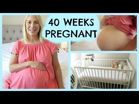 40 WEEKS PREGNANT  | NURSERY TOUR & PLACENTA SMOOTHIE Video