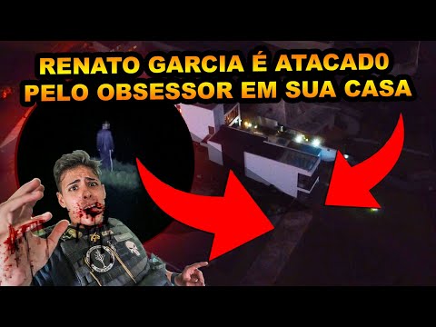RENATO GARCIA É ATACAD0 PELO OBSESSOR DENTRO DE SUA CASA FILMEI TUDO COM O DRONE 😱