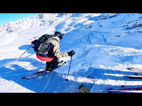 FIRST POW Day in Verbier!! Skiing FREERIDE Lines, Big Sends & CRASHES (Winter #5)