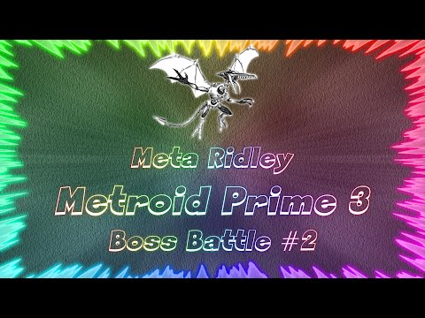 Metroid Prime 3 Corruption ★ Perfect Boss Battle #2 • Meta Ridley