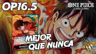 RG Luffy Op16.5: ¿El mejor líder para las cartas del ST31? | Deck Profile y Gameplay