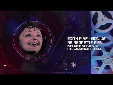 Edith Piaf - Non, je ne regrette rien - Rare Acapella - Isolated Vocals