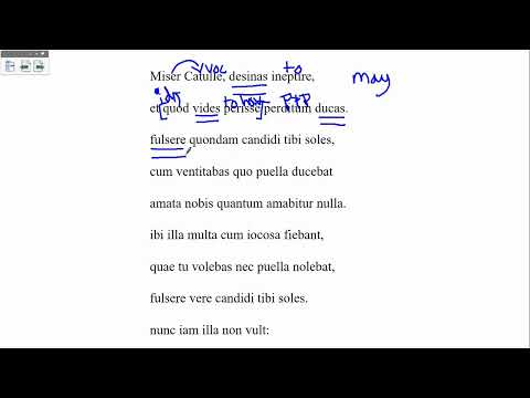 Catullus 8  Lines 1-9