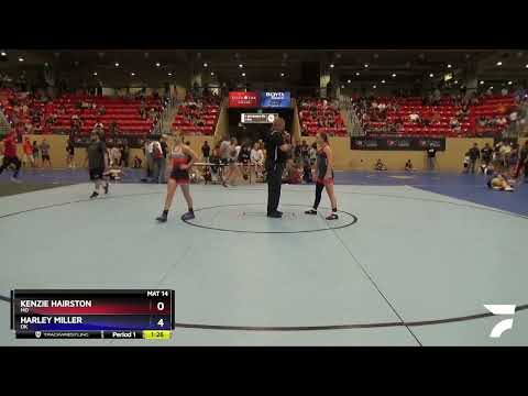 Exhibition 96-107 Lbs Round 3 - Kenzie Hairston, MO Vs Harley Miller, OK 8b31
