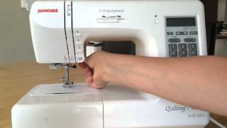 Changing the Janome needle