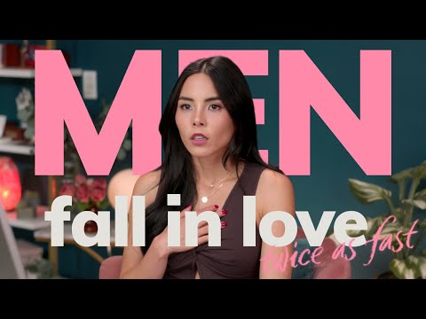 Men fall in love twice as fast as women
