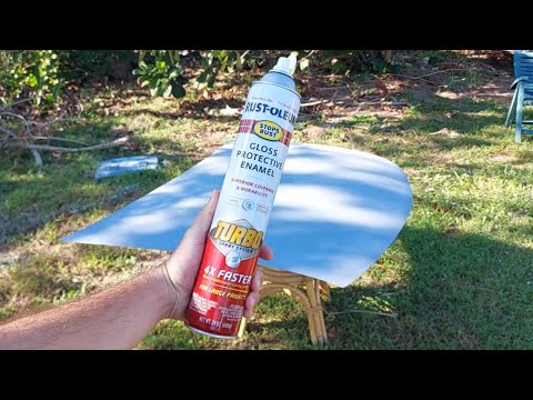 Painting Hood With Rust-Oleum Gloss White Turbo Spray Cans (Review)