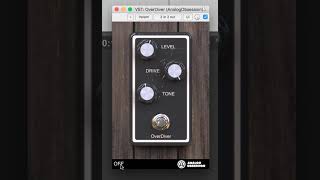 Video thumbnail for "OverDiver" Classic Overdrive Pedal Plug-in - Analog Obsession by Analog Obsession