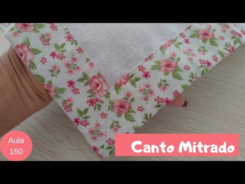 CANTO MITRADO elegante, fácil e rápido de fazer? Vem comigo.