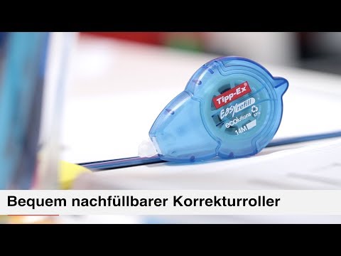 Artikelvideo 1 für Tipp-Ex Korrekturroller Easy Refill 5,0 mm, Artikelnummer 225318
