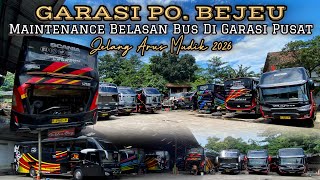 Download lagu Garasi Po. Bejeu‼️Belasan Bus Maintenance Jelang Mudik 2026🔥Banyak Produk Karoseri Tentrem & Laksana mp3