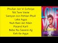 Love You  Lyrics | Armaan Bedil | New Punjabi Song 2019