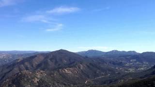 preview picture of video 'McGinty Mountain Elev. 2,086 feet In Jamul, California 360 degree views of San Diego County'