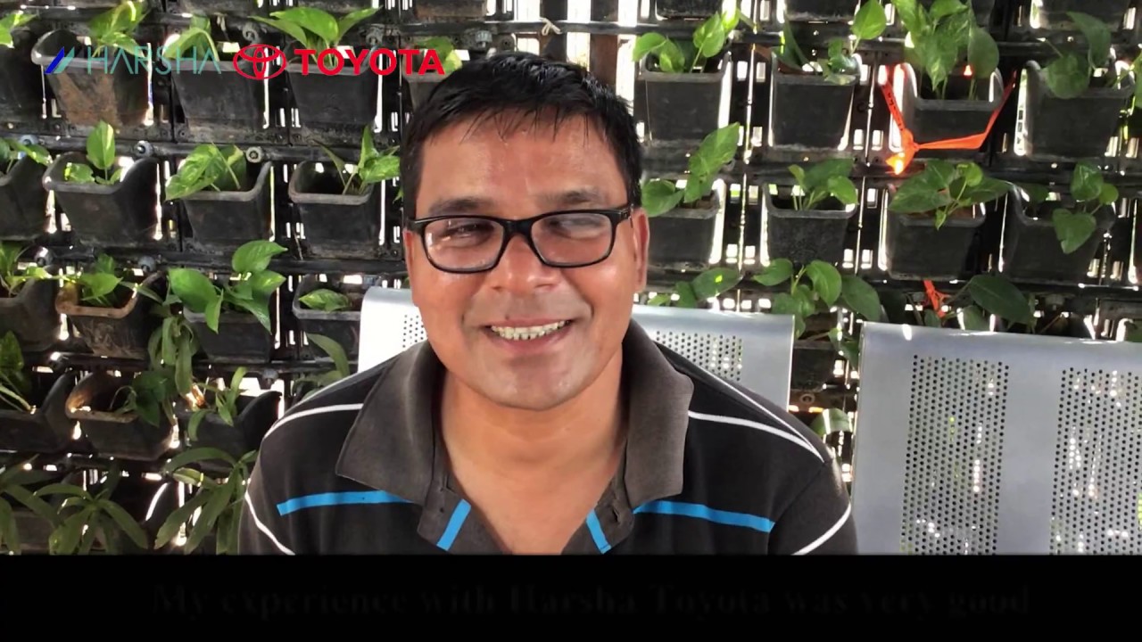 Platinum Etios Customer Shared His Harsha Toyota Experience