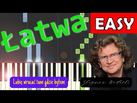 🎹 Lubię Wracać Tam, Gdzie Byłem (Zbigniew Wodecki) - Piano Tutorial (łatwa wersja) 🎵 NUTY W OPISIE 🎼