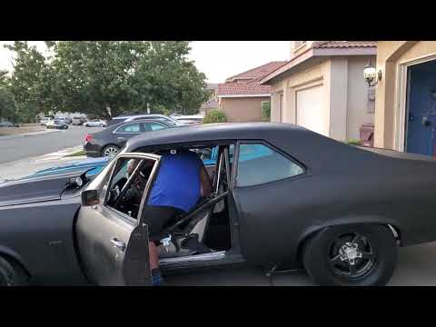 CHEVY NOVA 3 INCH EXHAUST WITH RACE BULLETS