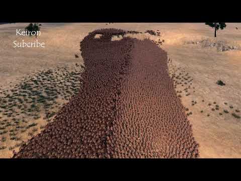 BATTLE OF MYTHOLOGY - 10000 Valkyries vs 10000 Centaurs - Ultimate Epic Battle Simulator