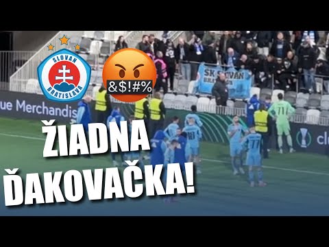 Fanúšikovia Slovana sa po prehre pustili do svojich miláčikov