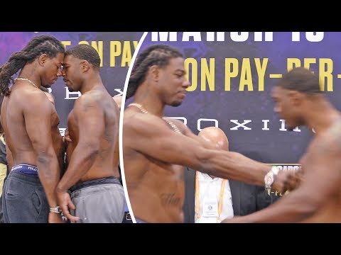 HEAVYWEIGHT BEEF! Charles Martin SHOVES Gregory Corbin * WEIGH IN *