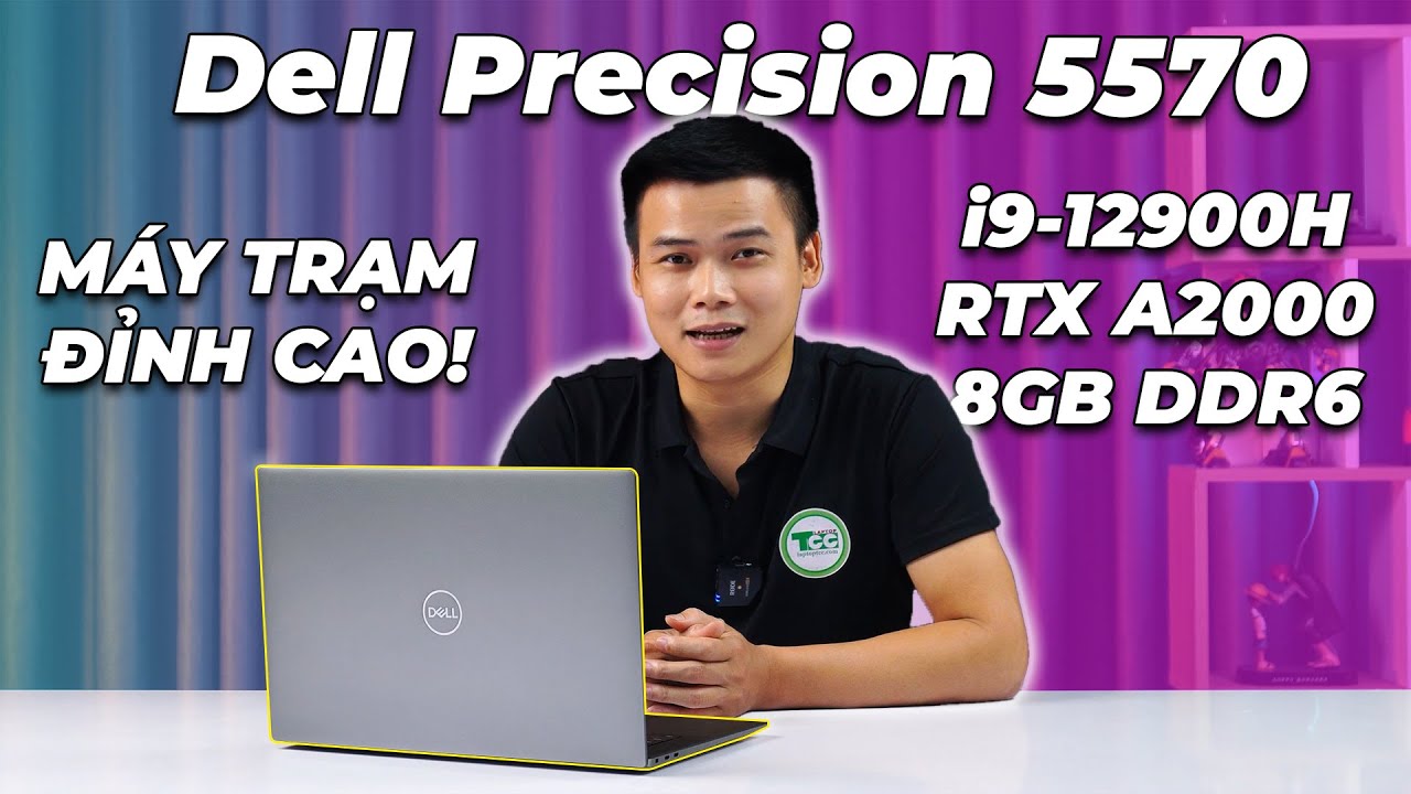 Dell Precision 5570 (2022) Core™ i7-12800H, Ram 16GB, SSD 512GB, 15.6″ FHD+, RTX A1000