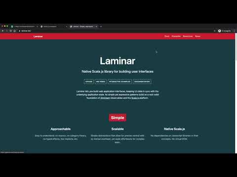 Scala.js + Snowpack + Scalablytyped tutorial