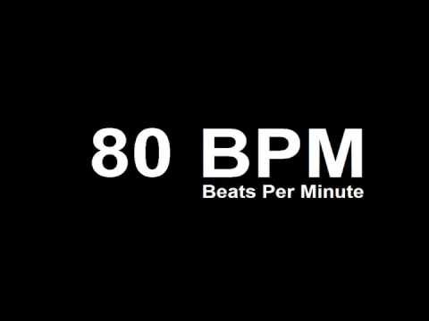80 BPM (Beats Per Minute) Metronome Click Track