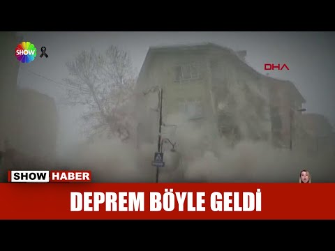 Depremin yeni görüntüleri