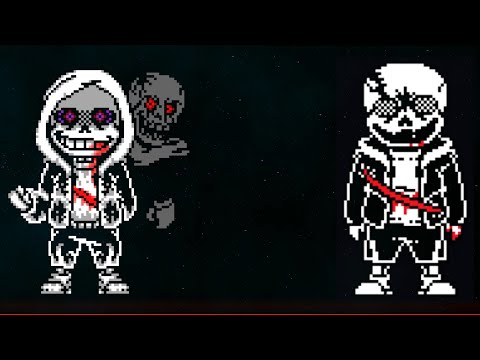 Mirrored Resolution HARDMODE (phase 3) | Enigmatic RAGE | Dust Sans vs Last Breath Sans