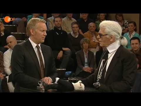Karl Lagerfeld bei Johannes B. Kerner (3/8)