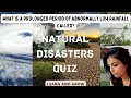 General Knowledge Quiz about Natural Disasters#quiz