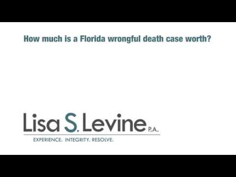 How much is a Florida wrongful death case worth?