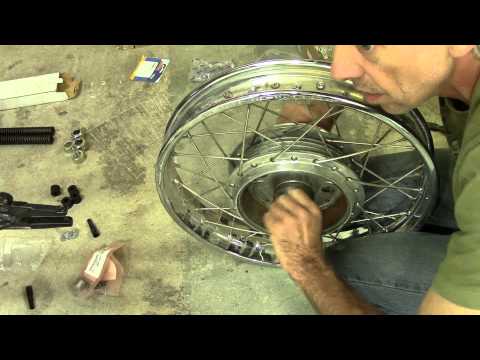 73 Honda CB750 Cafe Racer Build Episode 6 - Rear Wheel Bearings