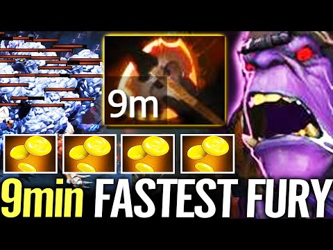🔥 9min Fastest Fury — 100% NEW Record 1200 GPM Alchemist WTF Fast Farm Dota 2 Pro Carry Guide