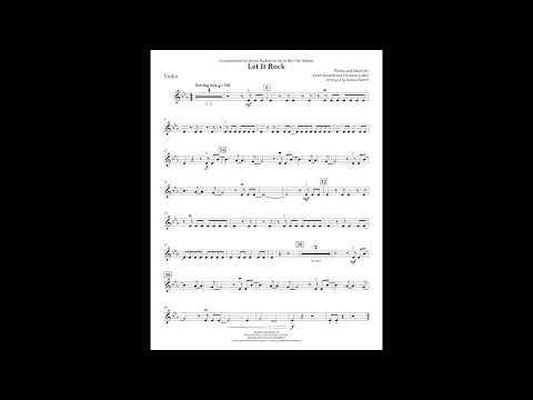Let It Rock (Violin part) arr. by Roland Barrett