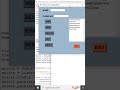Python Project For Beginners With Gui Using Python Tkinter Python Programming Shorts Python