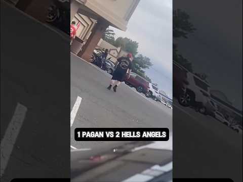 Hells Angels vs Pagans Brawl Caught on Camera!