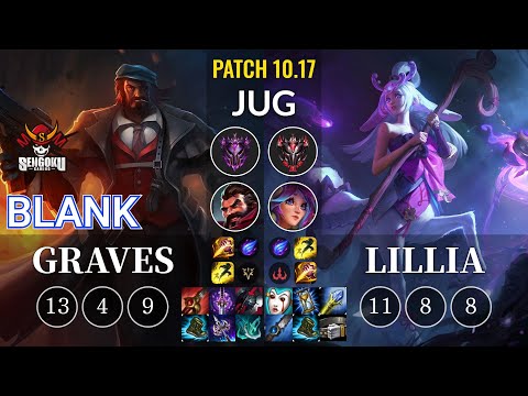 SG Blank Graves vs Lillia Jungle - KR Patch 10.17