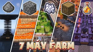 Tôi xây liền 7 máy Farm trong Minecraft Sinh Tồn !