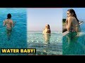 Bikini Clad Sara Ali Khan Performs A Hair Flip Inside The Pool In Slow Motion