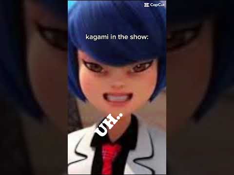 kagami before and after #glowup #miraculous #kagami
