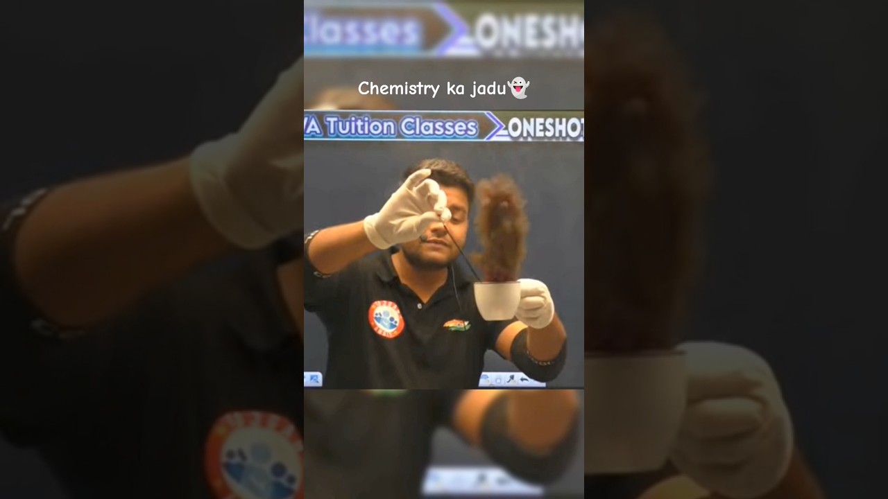 chemistry ka jadu by Avinash sir 🚫#education #chemistry #shorts #reaction