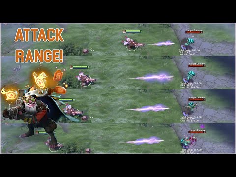 Sniper max attack range in dota 2! 1400+