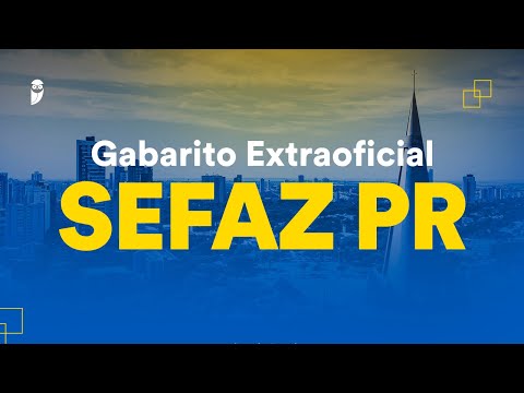 Gabarito Extraoficial SEFAZ PR