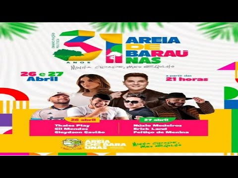 Gil Mendes - Areia de Baraúnas/PB - 31Anos de Emancipação Política - 2025
