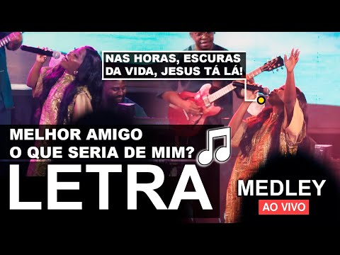 Nas horas escuras da vida Jesus tá lá (Melhor amigo) - Nair Nany (Letra) (Legendado) ao vivo