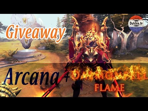 Legion Commander Arcana Give away + Daemonfell flame