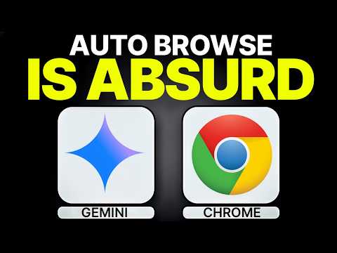 NEW Gemini Auto Browse Update is INSANE! 🤯