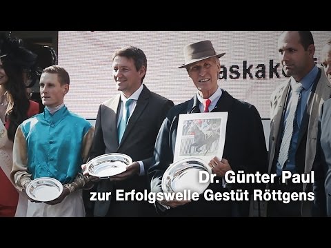 Dr. Günter Paul zur Erfolgswelle Gestüt Röttgens